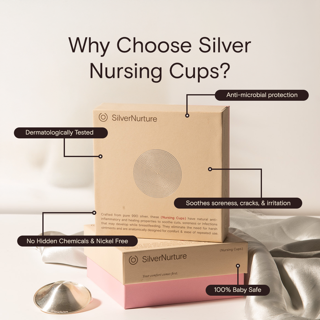 Silver Nursing Cups