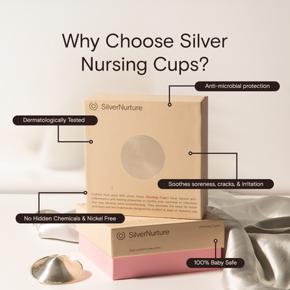 Silver Nursing Cups