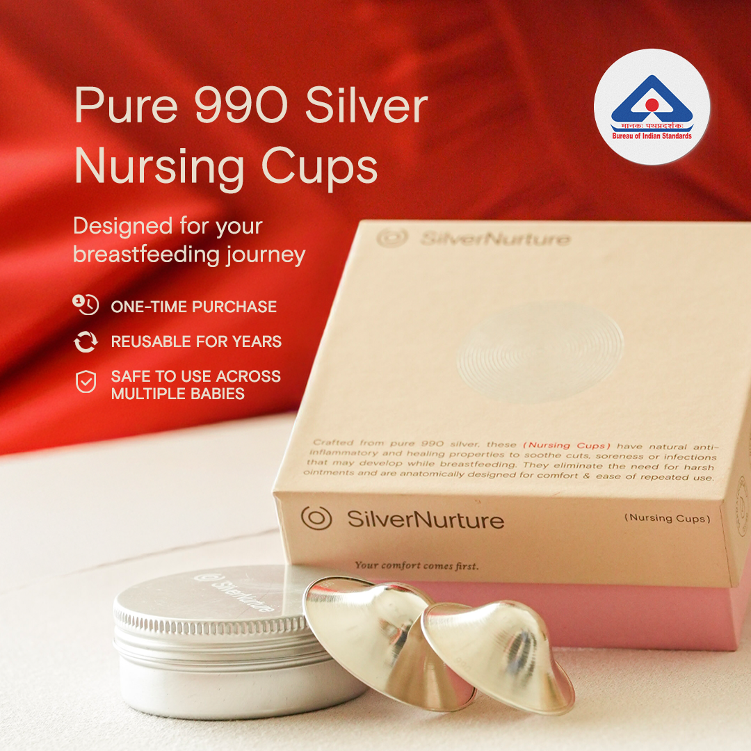 Silver Nursing Cups